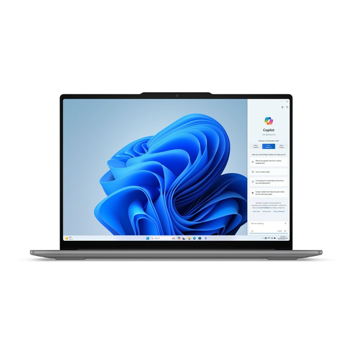 Afbeeldingen van Laptop Lenovo 83HM002SPB 15,3" intel core ultra 7 256V 16 GB RAM 512 GB SSD