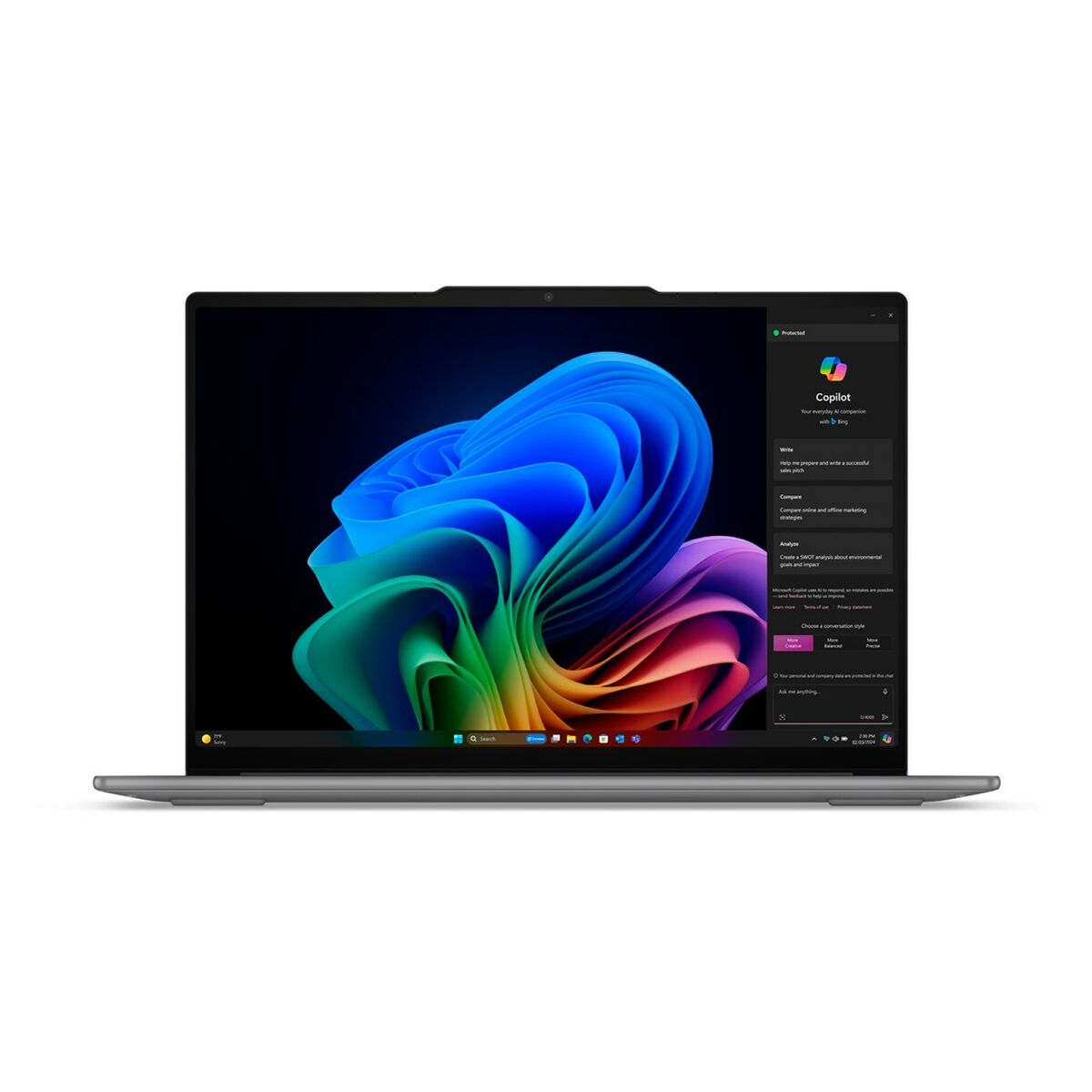 Afbeeldingen van Laptop Lenovo 83HM002SPB 15,3" intel core ultra 7 256V 16 GB RAM 512 GB SSD