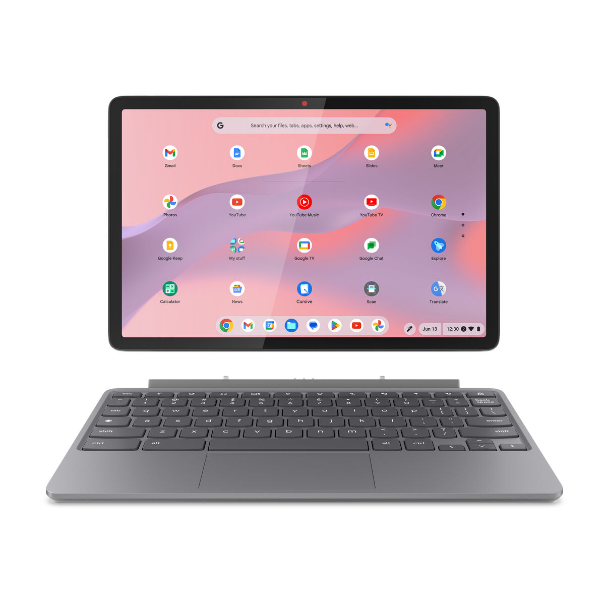 Afbeeldingen van Laptop Lenovo Chromebook Duet 10,95" Kompanio 838 8 GB RAM 128 GB SSD Spanish Qwerty