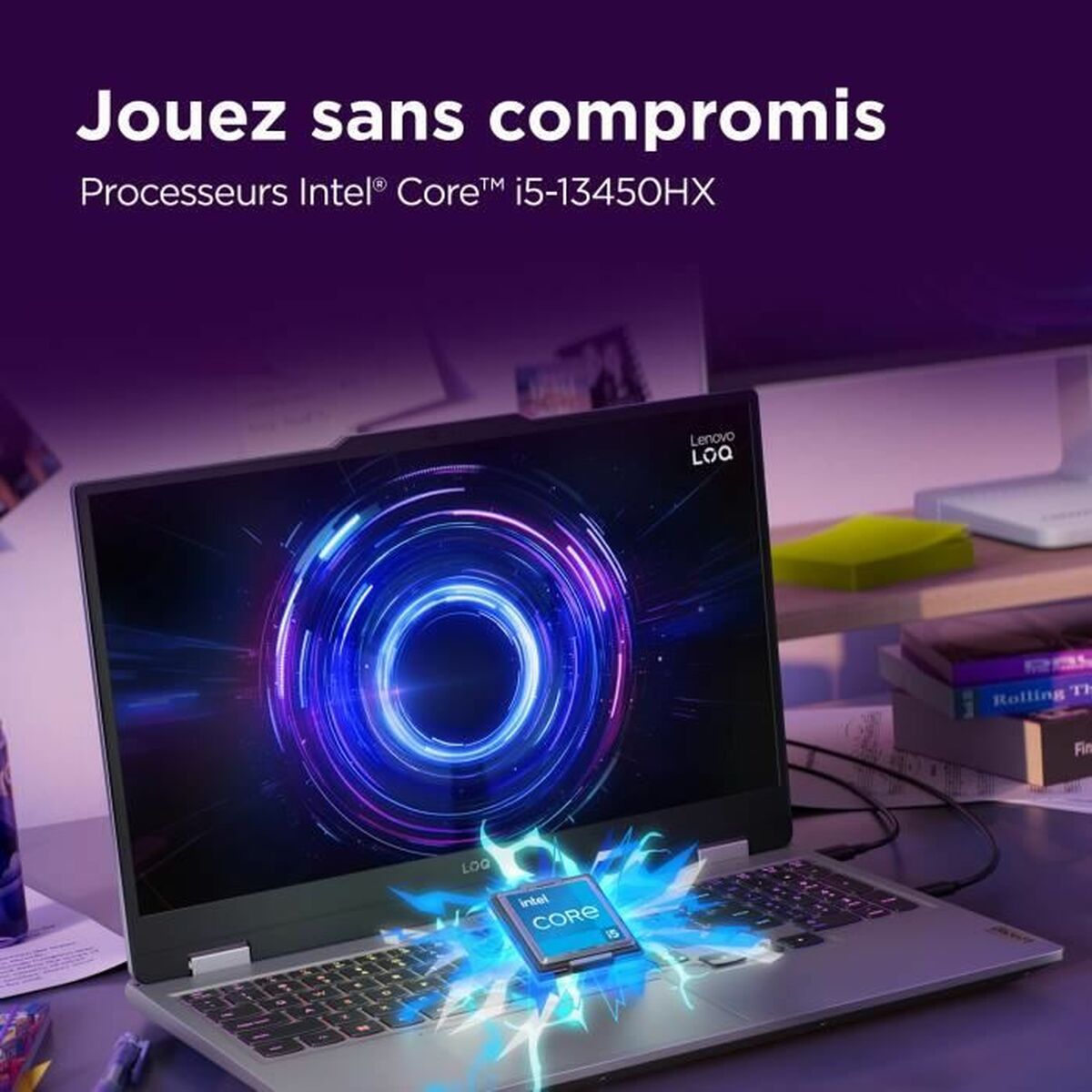 Afbeeldingen van Laptop Lenovo Intel Core I5-13450HX SSD AZERTY