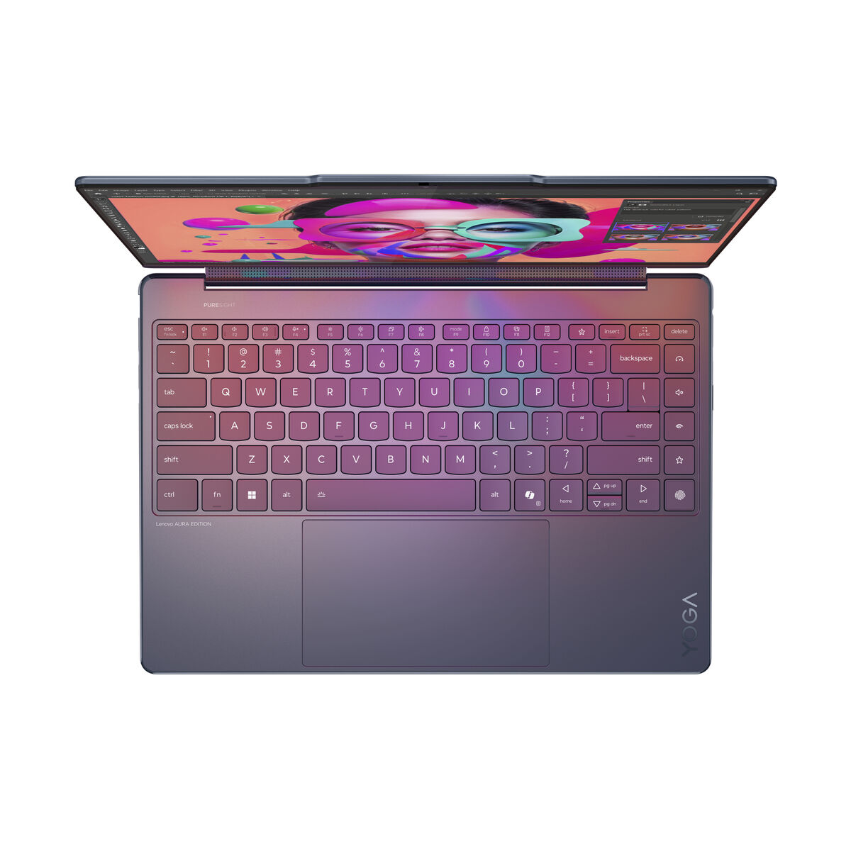 Afbeeldingen van Laptop Lenovo 83LC001SSP 14" Intel Core Ultra 7 258V 32 GB RAM 1 TB SSD Spanish Qwerty