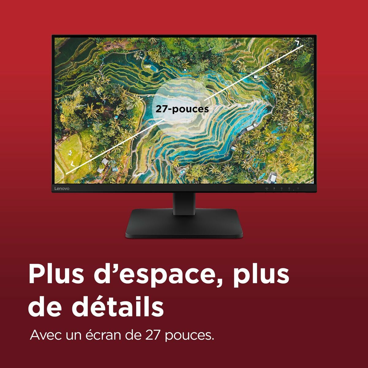 Image de Monitor Gaming Lenovo 68C8GAC3EU 27" LCD Quad HD