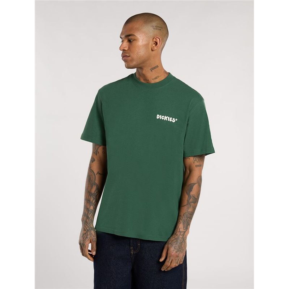 Heren-T-Shirt met Korte Mouwen Dickies Gordonsville Ss Groen