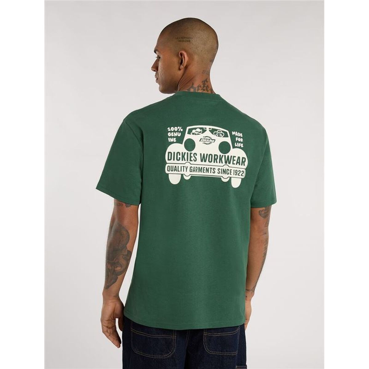 Heren-T-Shirt met Korte Mouwen Dickies Gordonsville Ss Groen