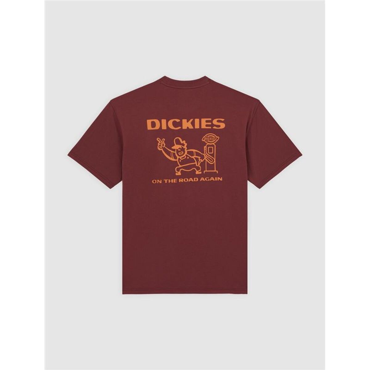 Heren-T-Shirt met Korte Mouwen Dickies Burns Bruin