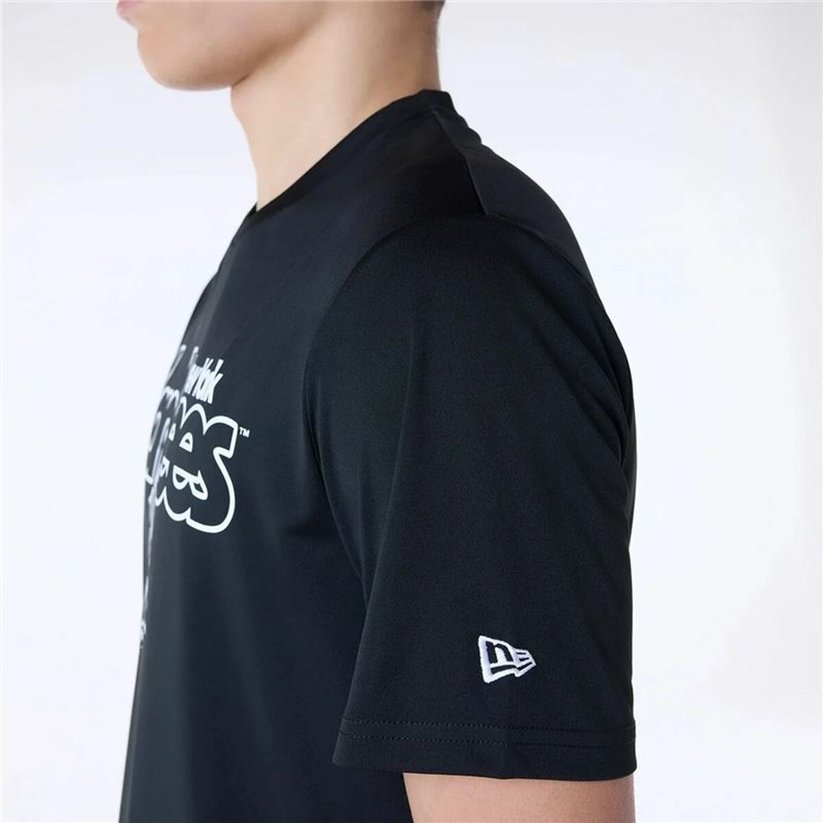 Basketbal T-shirt New Era New York Yankees MLB Zwart