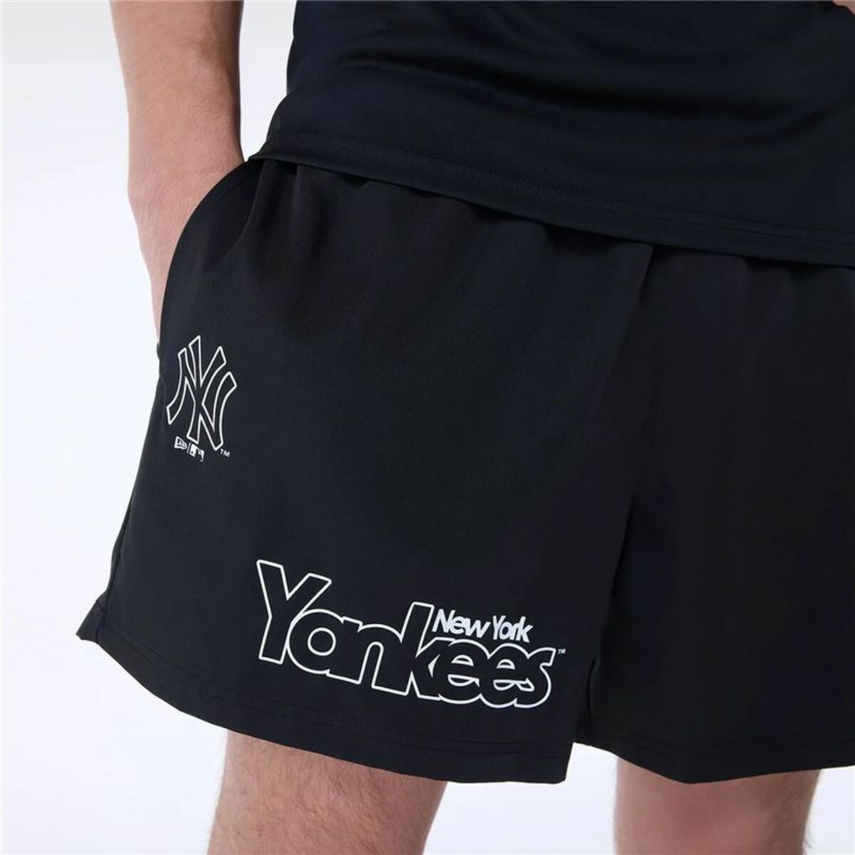 Basketbalbroek voor heren New Era New York Yankees MLB Zwart