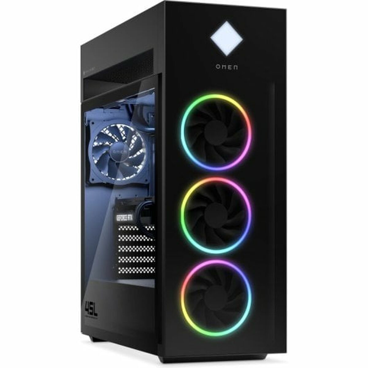 HP A74T6EA#ABE Desktop-PC med Intel I7-14700K, 32GB RAM, 1TB SSD og Nvidia Geforce RTX 4070