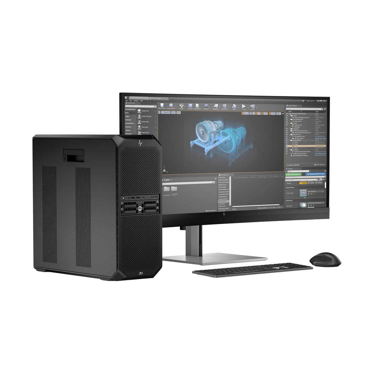 Picture of Desktop PC HP Z6 64 GB RAM 1 TB SSD amd ryzen threadripper 7965WX