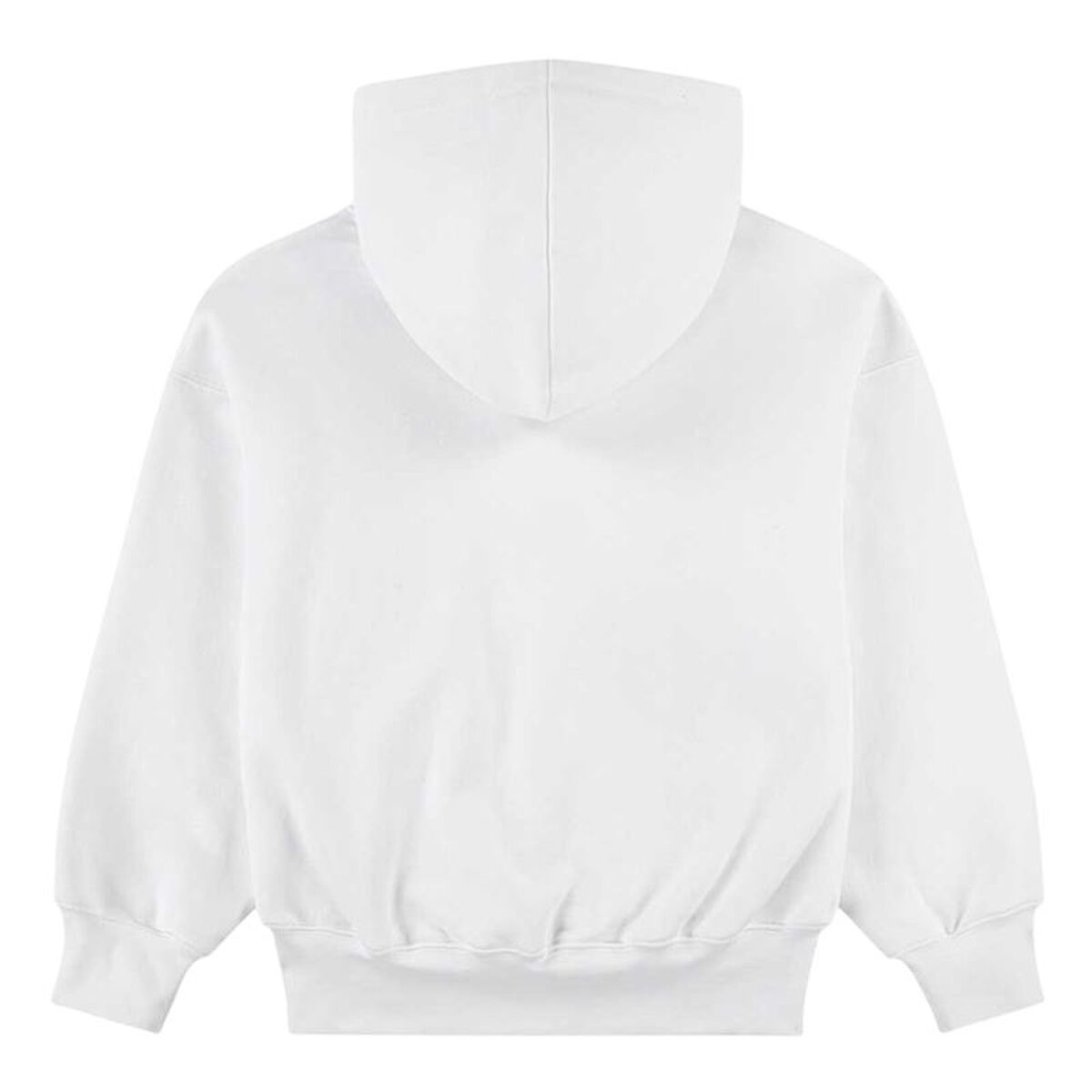 Sweatshirt met Capuchon voor Meisjes Jordan Wj Brkn Flc Po Hoodie Wit