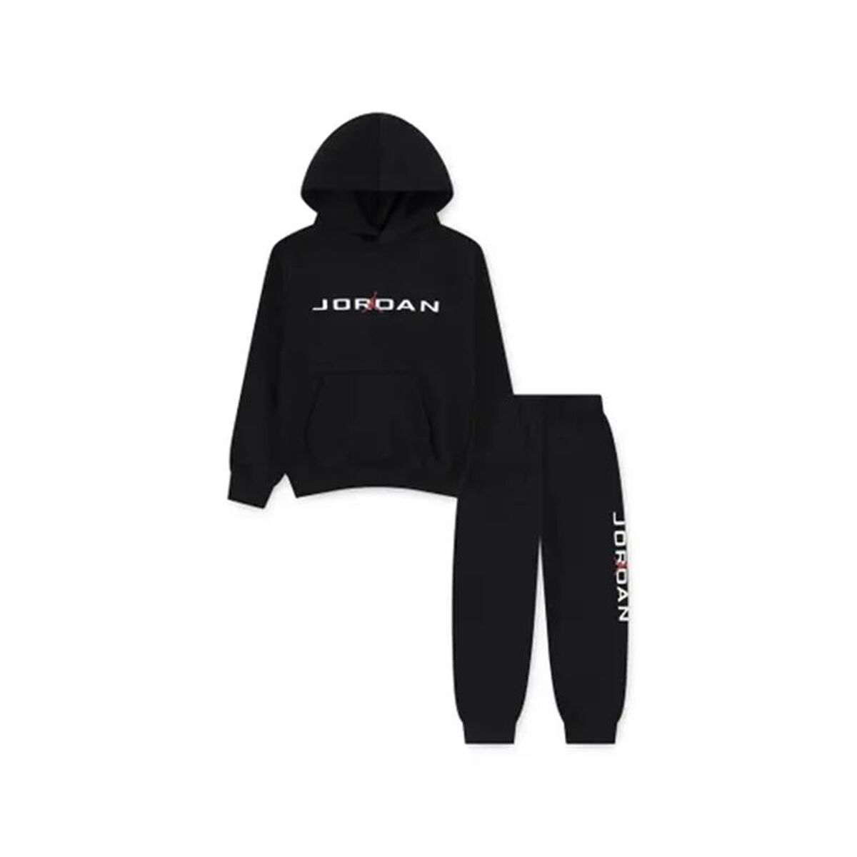 Sportoutfit voor kinderen Jordan Mj Stretch Hbr Flc Set Zwart 2 Onderdelen