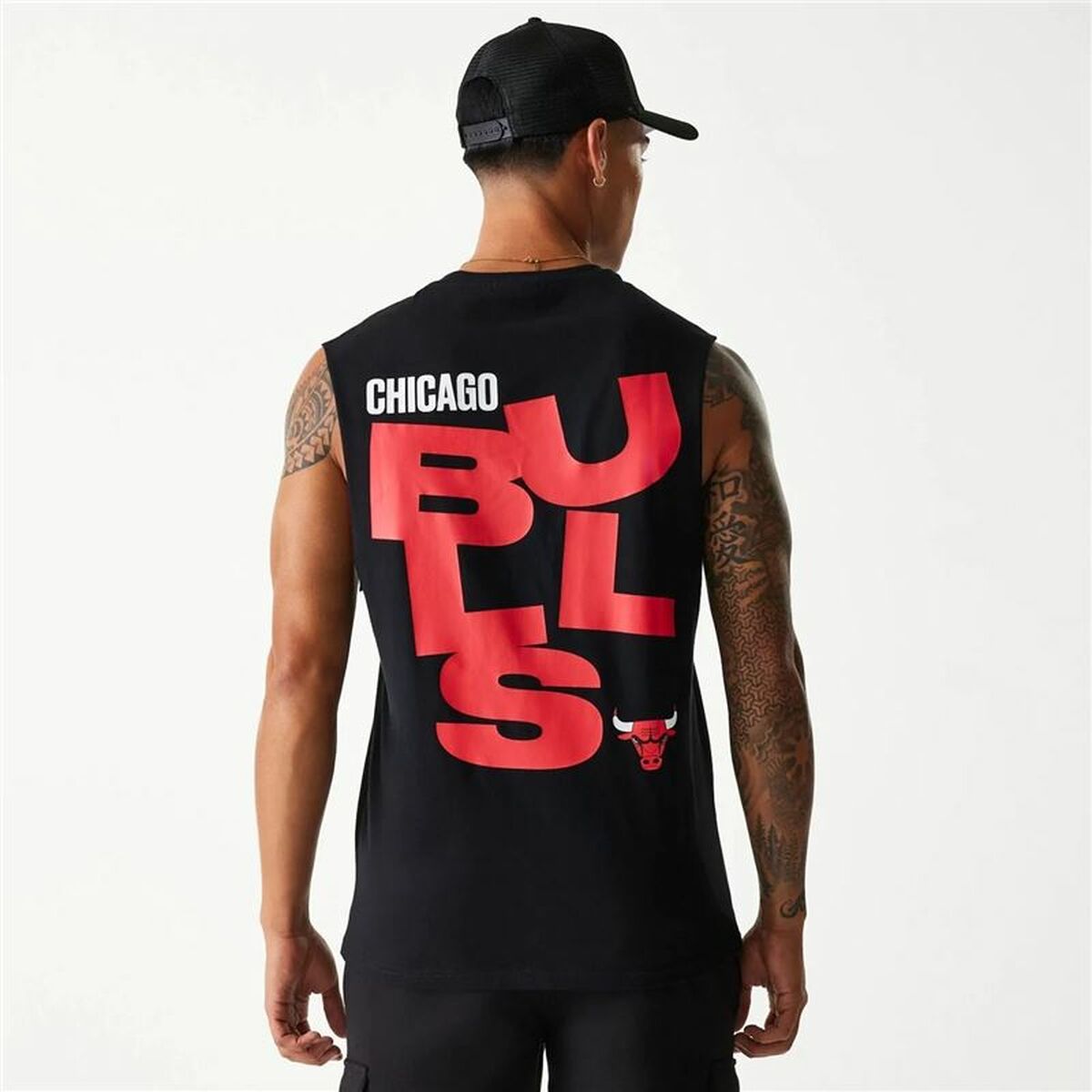 Image secondaire de Débardeur Homme New Era Chicago Bulls Noir