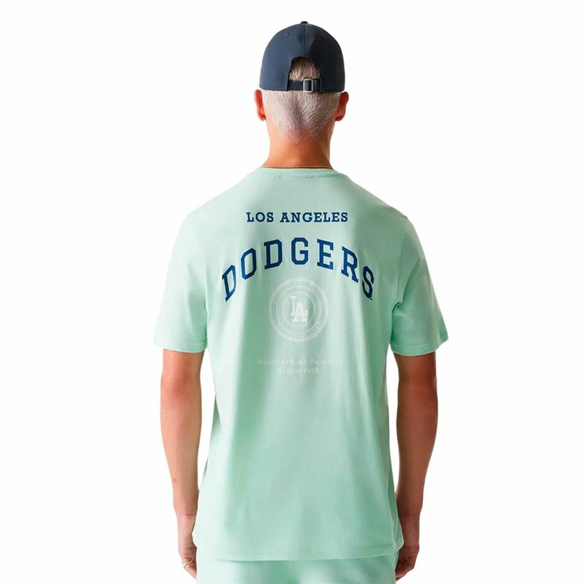 Image secondaire de T-shirt à manches courtes homme New Era Mlb Arch Grphc Reg Losdod Pmg Aigue marine