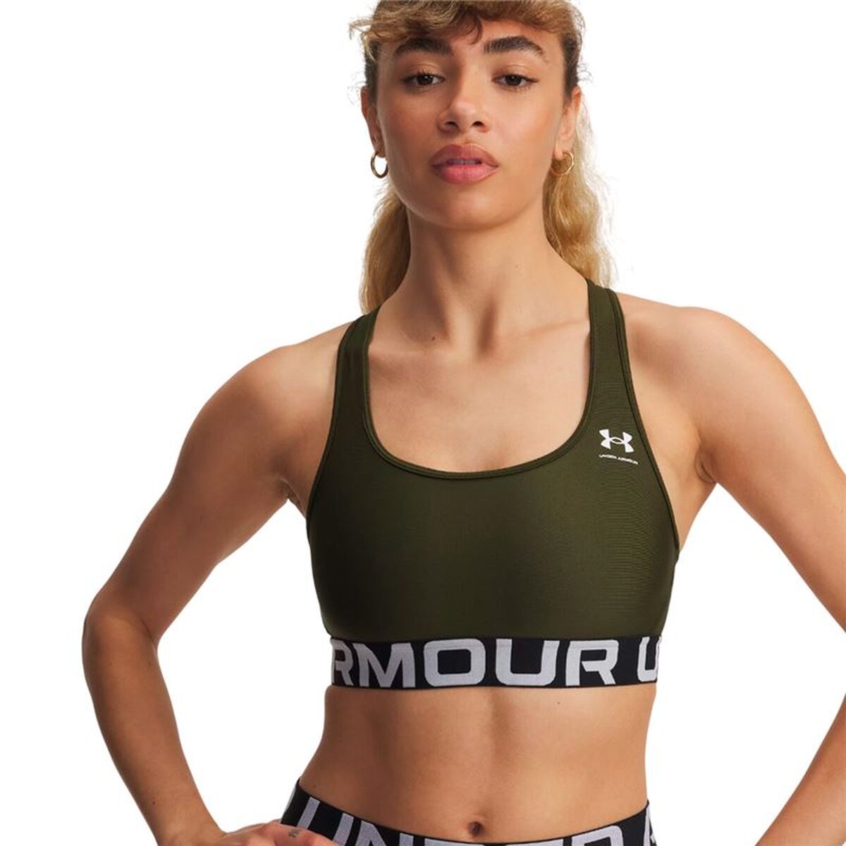 Sportbeha Under Armour Hg Olijf