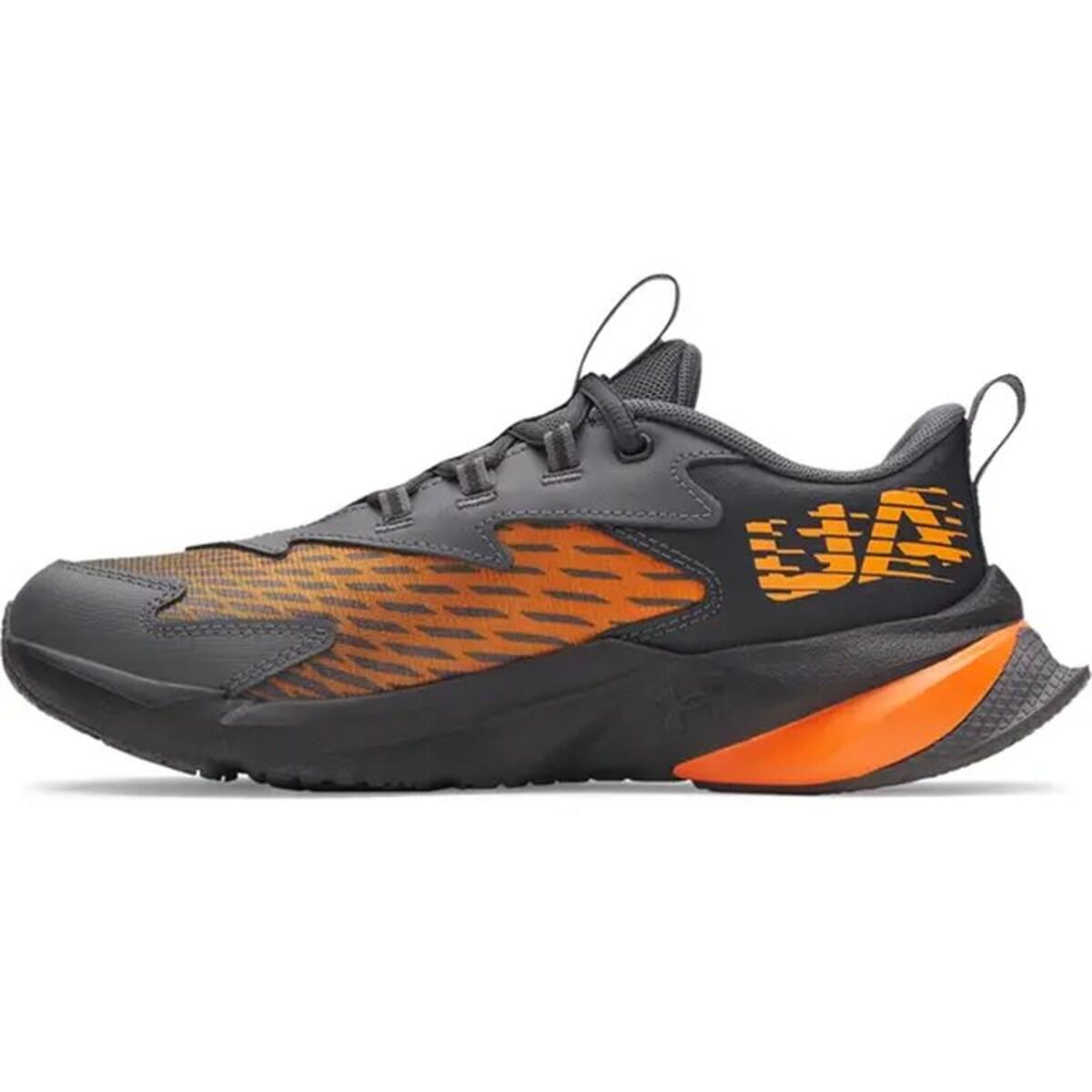 Sportschoenen voor Kinderen Under Armour Bgs Scramjet 7 Zwart Oranje