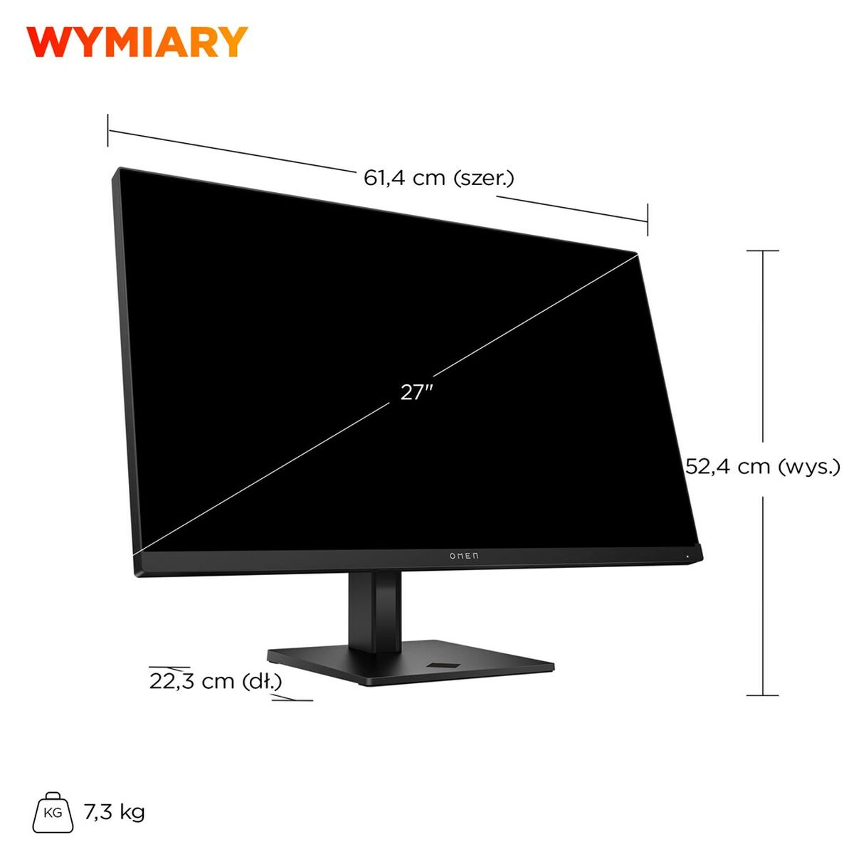 Afbeeldingen van Gaming Monitor HP AV4H6E9#ABB Quad HD 27"