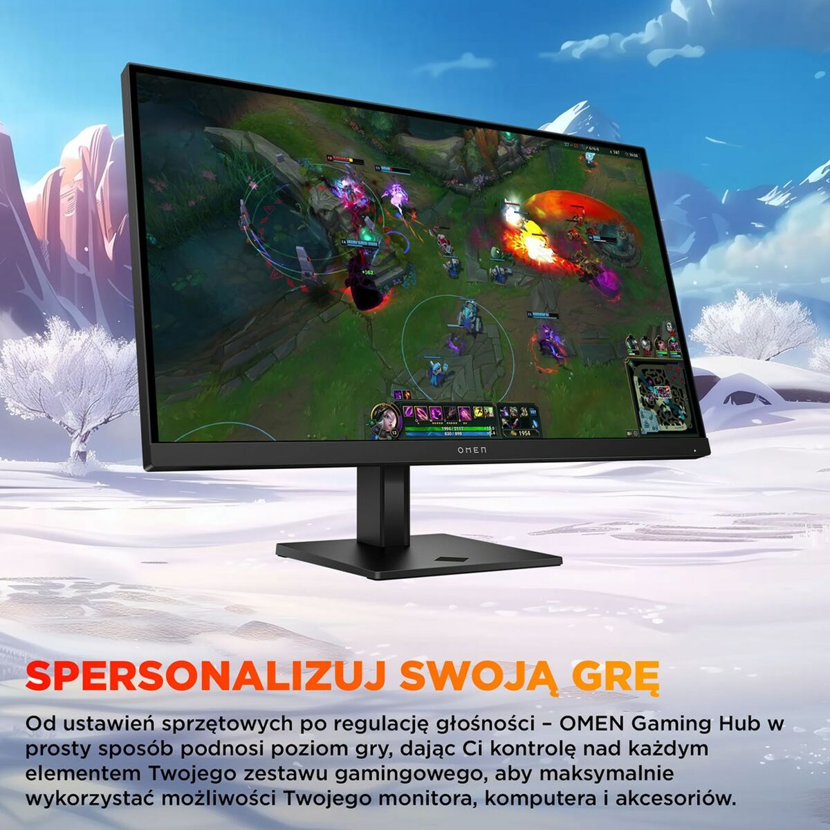 Afbeeldingen van Gaming Monitor HP AV4H6E9#ABB Quad HD 27"