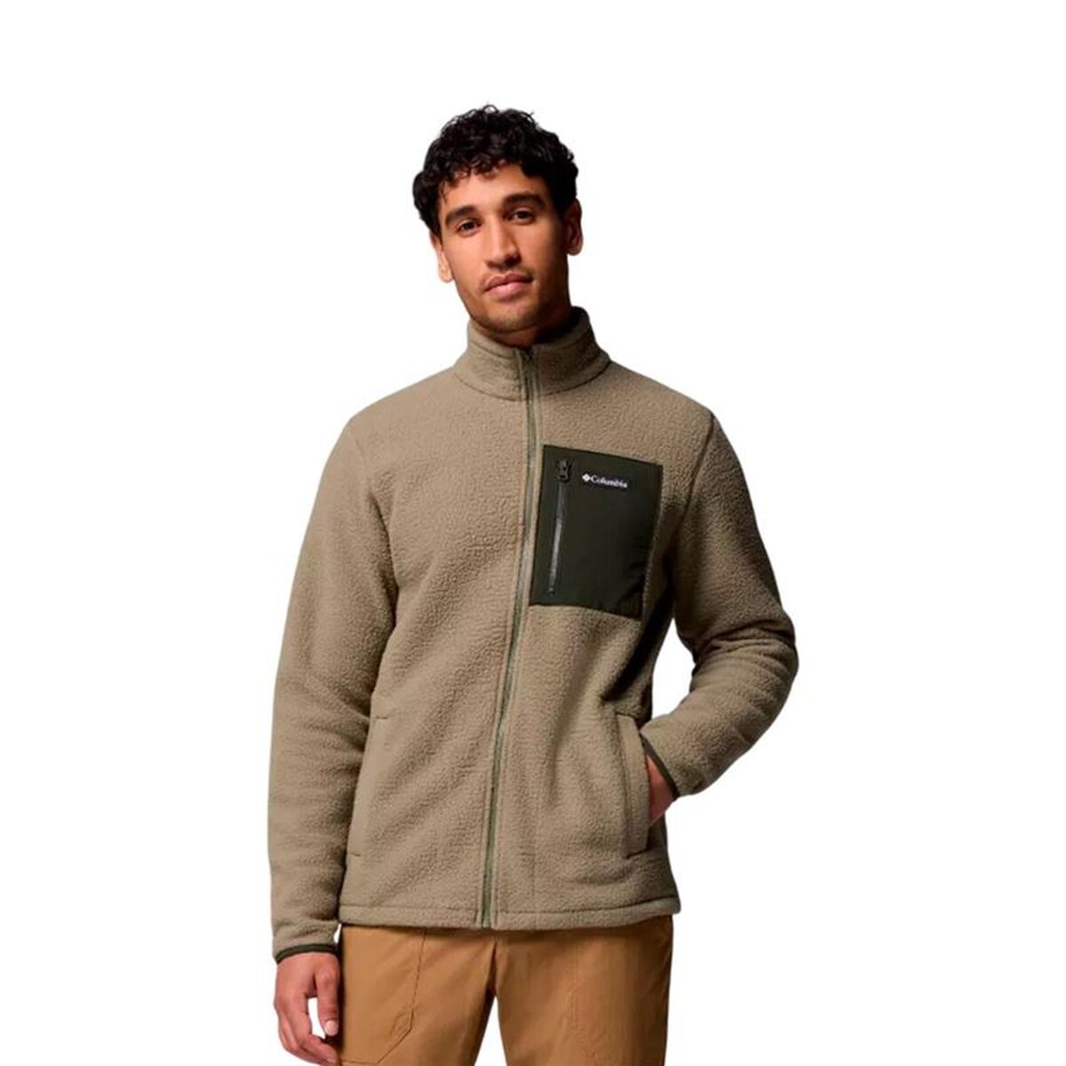 Fleece voering Columbia Jasper Ridge Groen Mannen