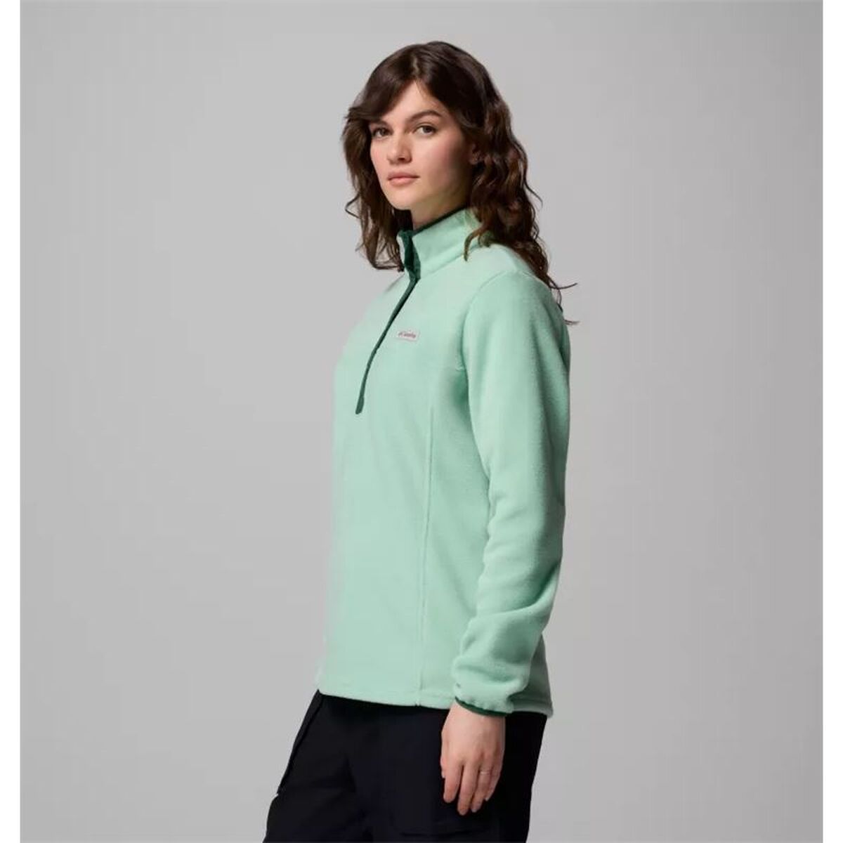 Fleece Lining Columbia Benton Springs 1/2 Snap Aquamarine Lady