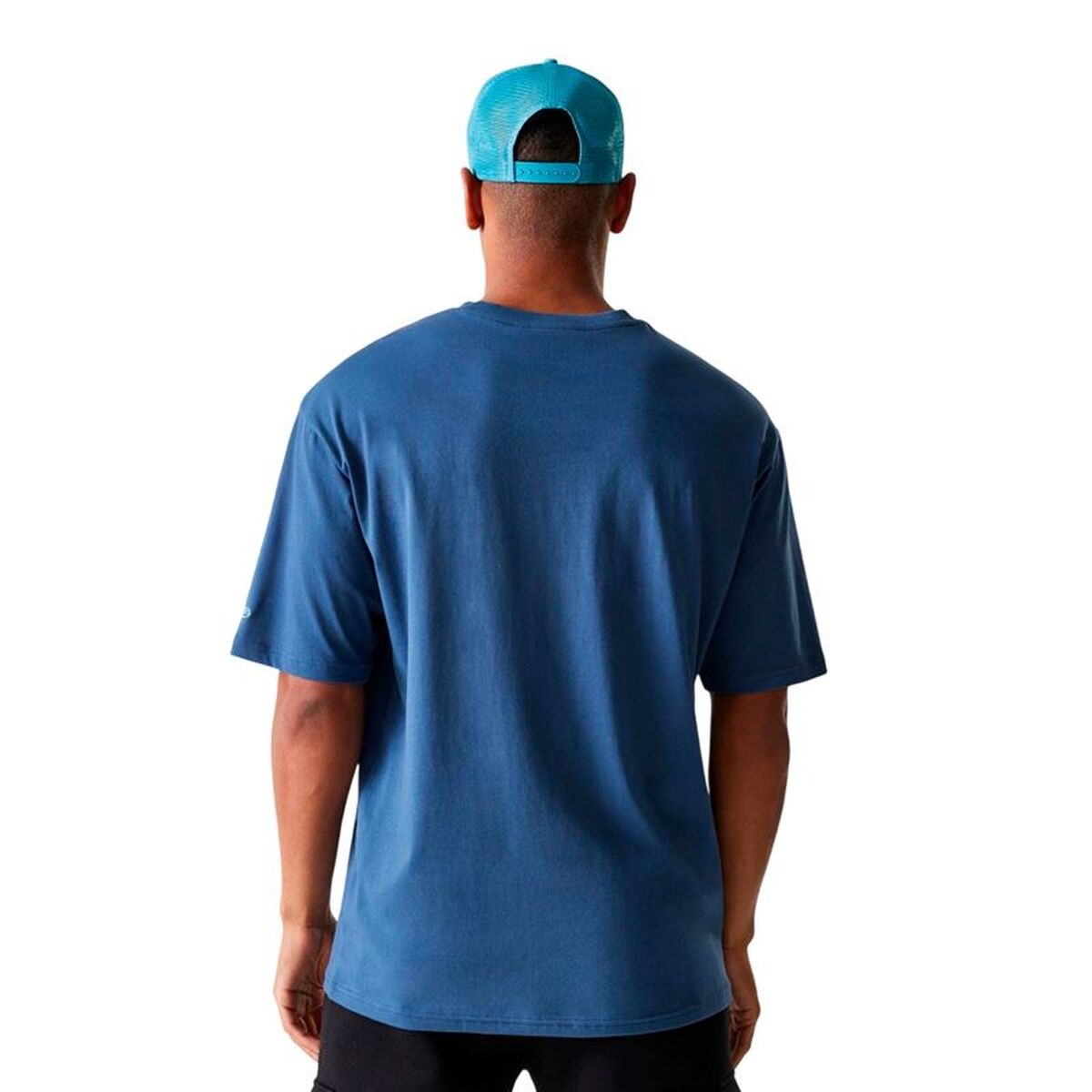Mens Short Sleeve T-Shirt New Era 60684267 Blue