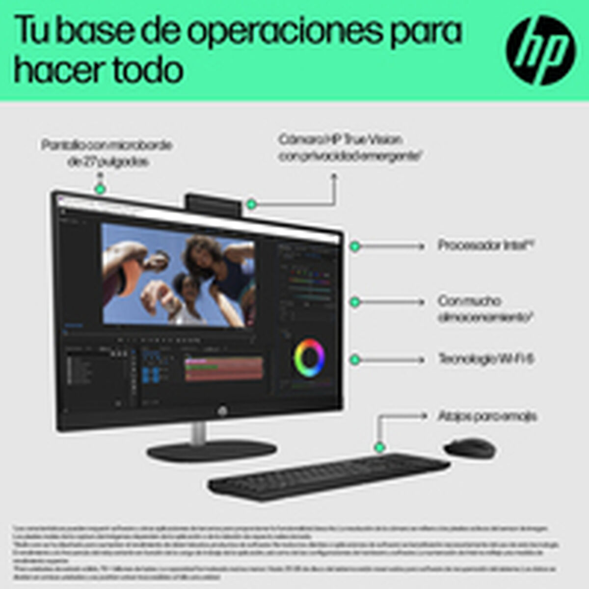 Tout en Un HP B96B7EA 27