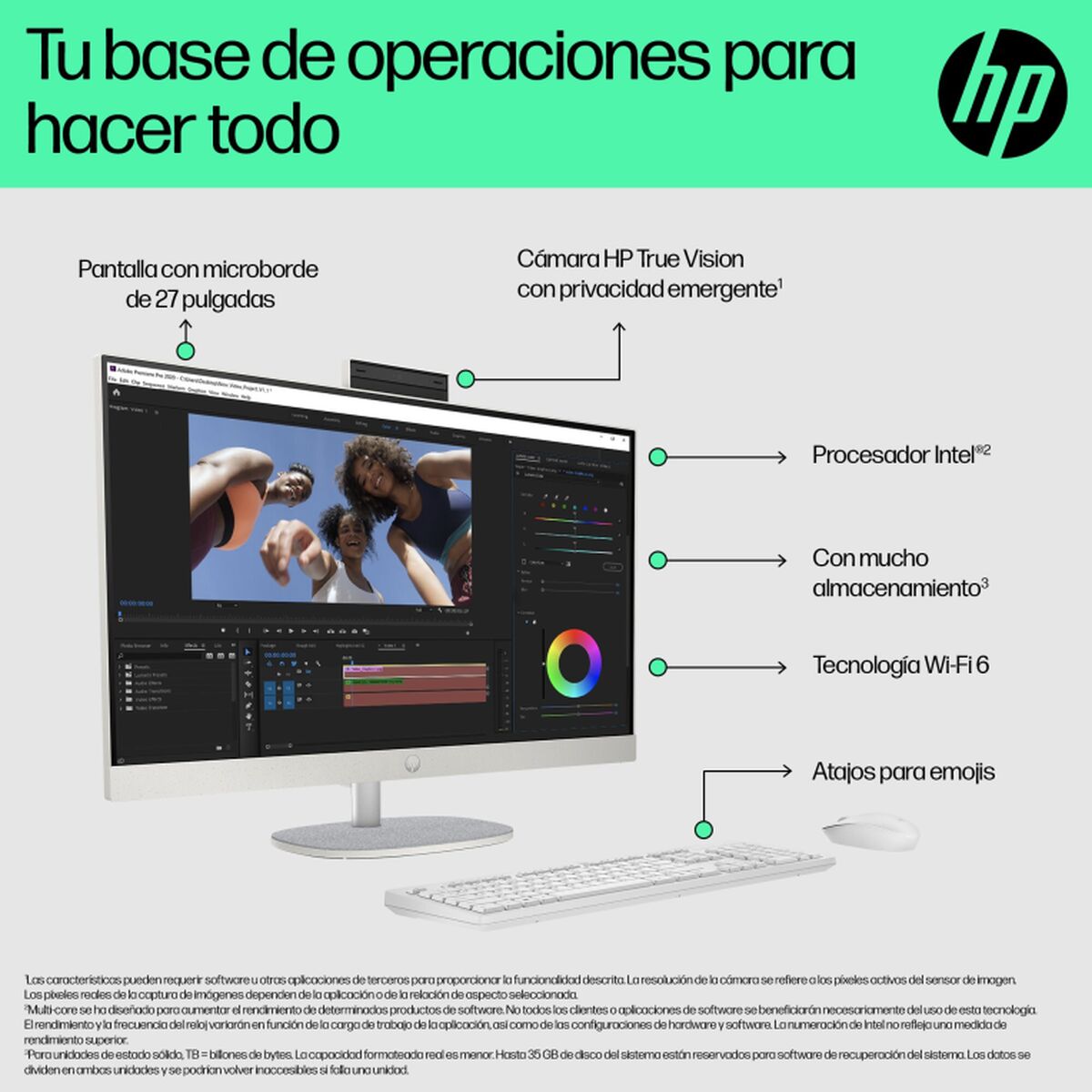 Afbeeldingen van Desktop PC HP B9GN4EA Intel Core i5-1335U 16 GB RAM 1 TB SSD