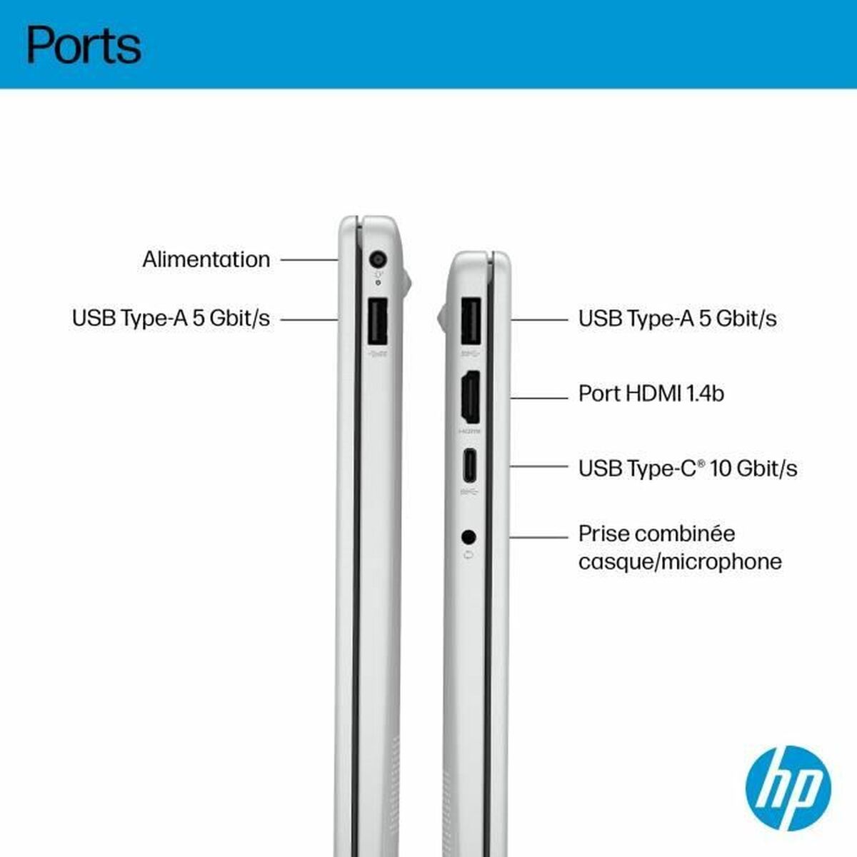 Bild von Laptop HP Omnibook 3 14-ha0015nf 14'' Ryzen 5 3450U 16 GB RAM 512 GB SSD