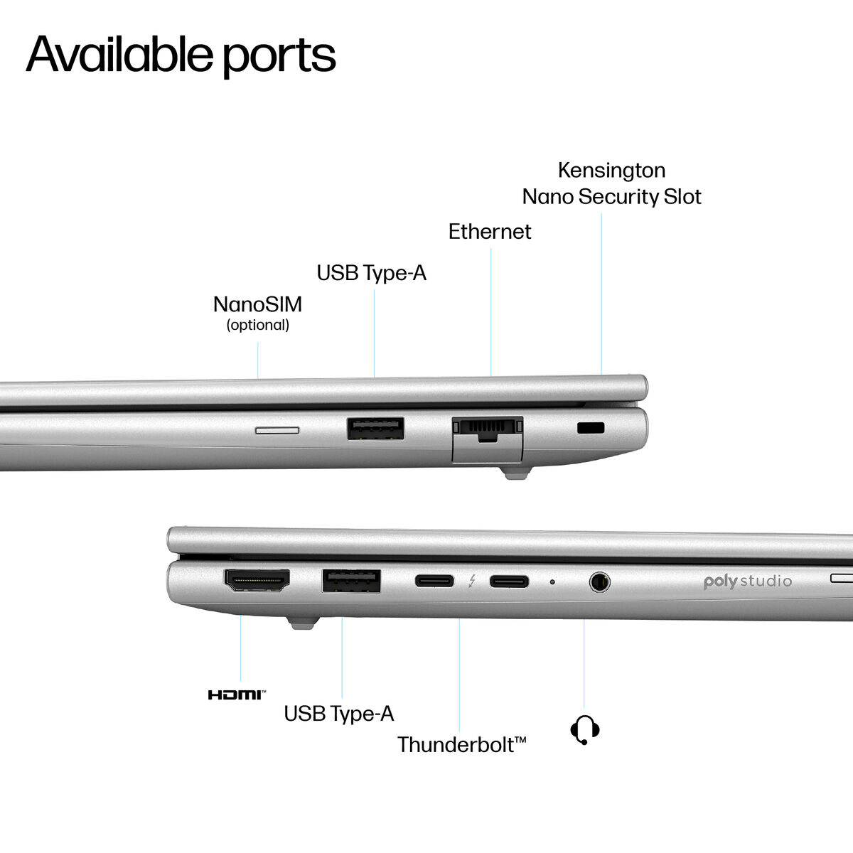 Picture of Laptop HP AD3A0ET#ABE 14" intel core ultra 5 intel core ultra 7 16 GB RAM 512 GB SSD