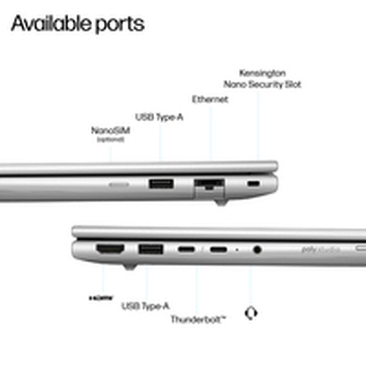 Picture of Laptop HP AD3A0ET#ABE 14" intel core ultra 5 intel core ultra 7 16 GB RAM 512 GB SSD