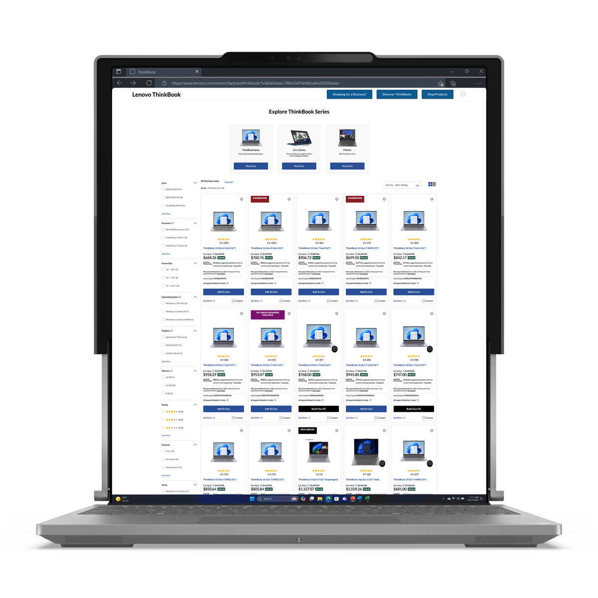 Obrazek Laptop Lenovo 21TR0004SP 14" Intel Core Ultra 7 258V intel core ultra 7 32 GB RAM 1 TB SSD Spanish Qwerty