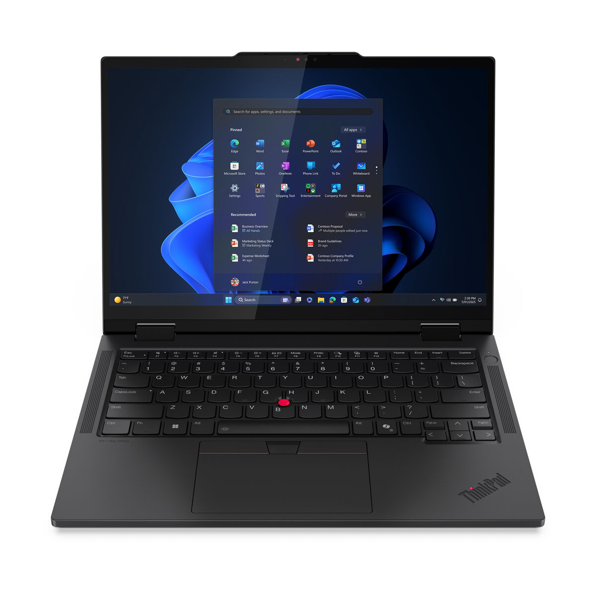 Afbeeldingen van Laptop Lenovo ThinkPad T14s 2-in-1 Gen 1 14" 32 GB RAM 1 TB SSD Spanish Qwerty