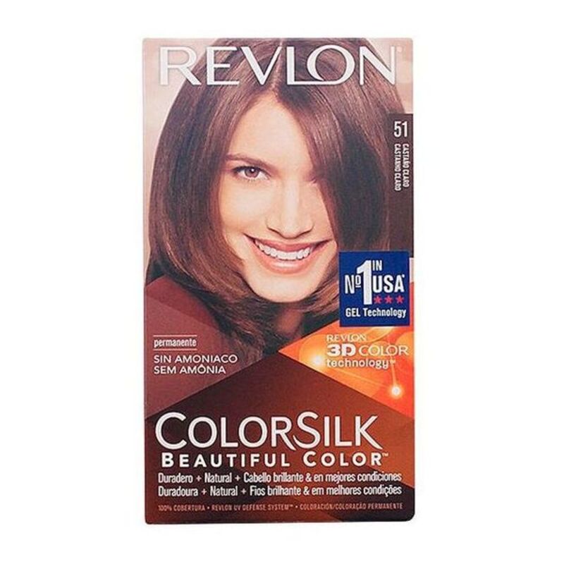 Dye No Ammonia Colorsilk Revlon Light brown