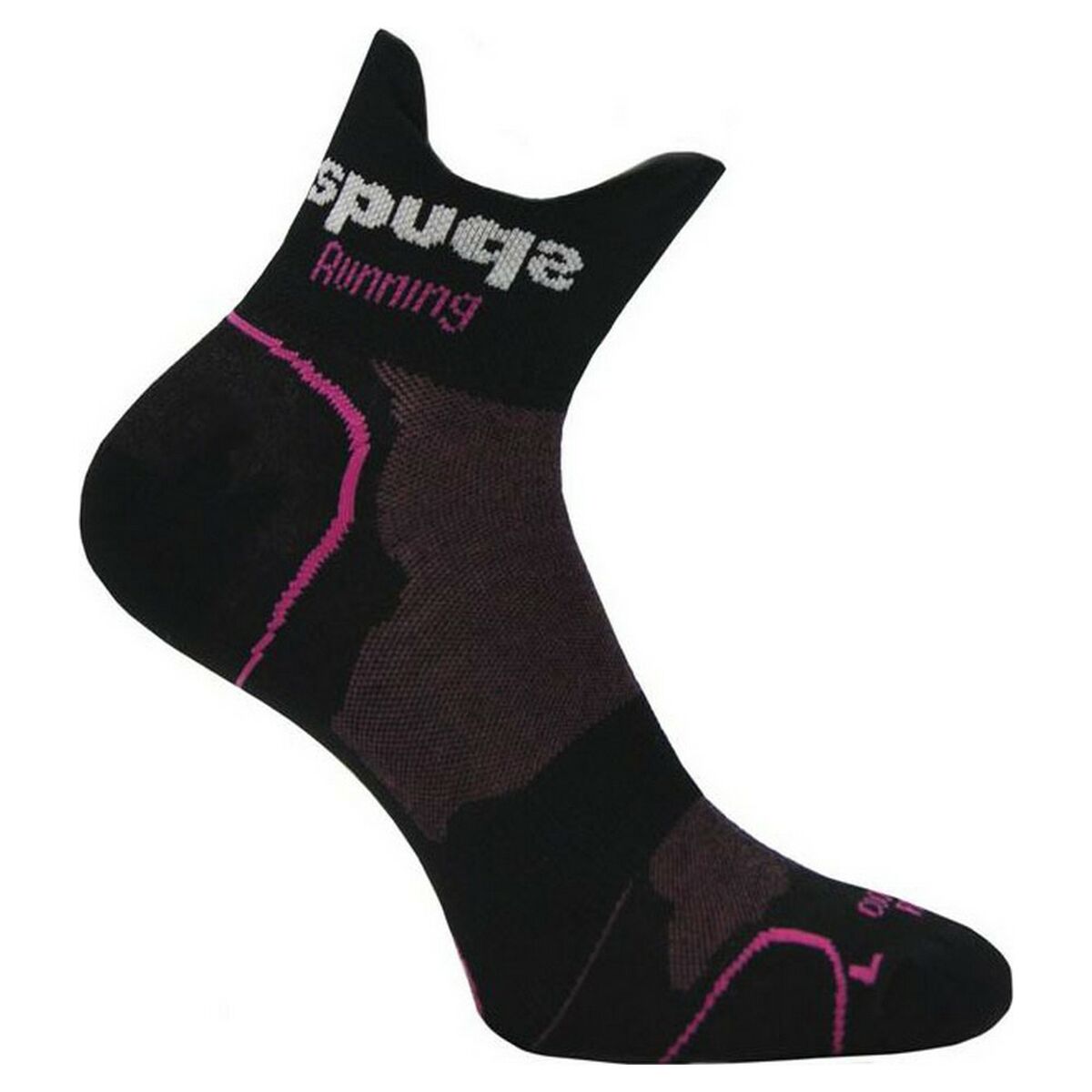Calcetines Deportivos Spuqs Coolmax Speed Negro Ro