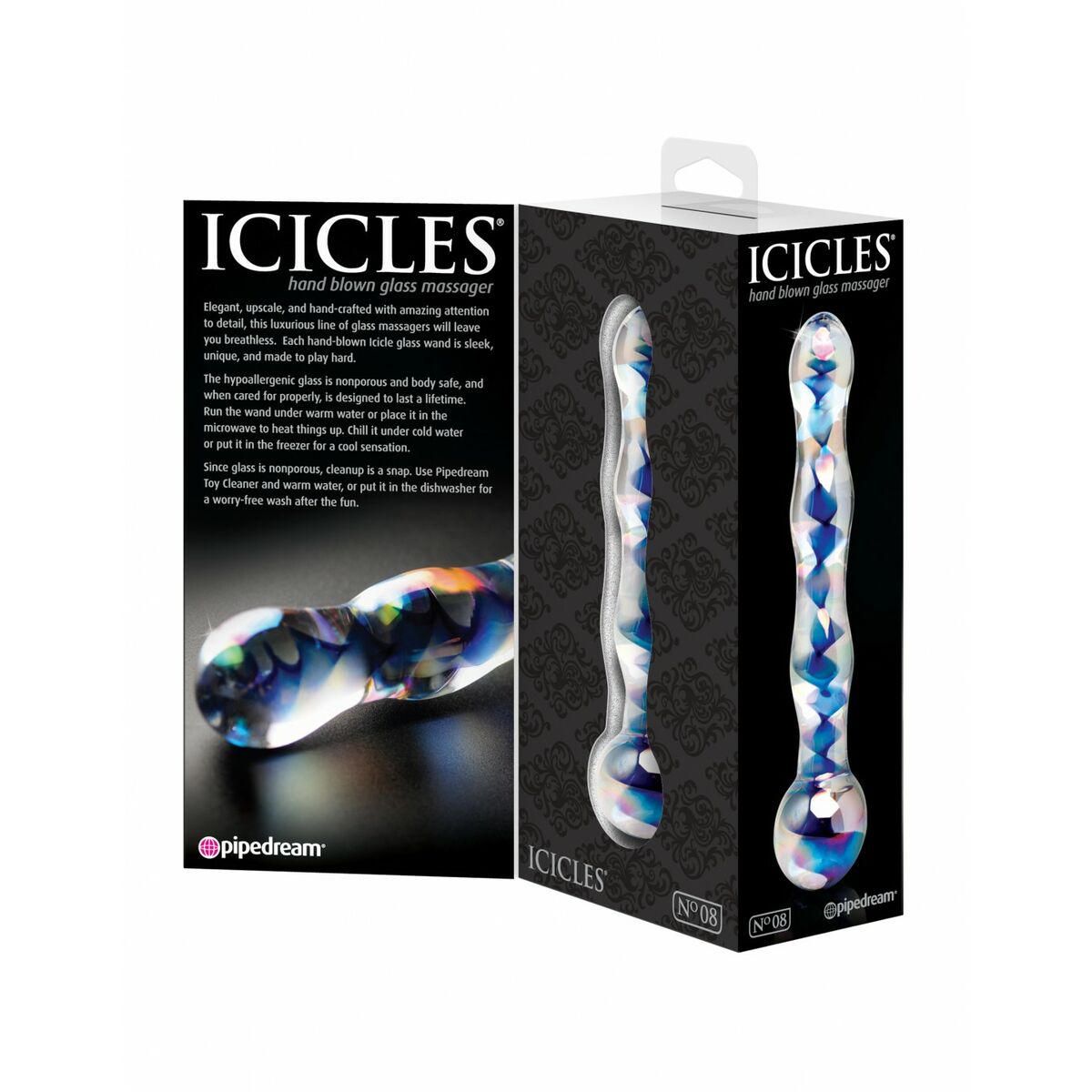 Anal Beads Pipedream Glass Blue