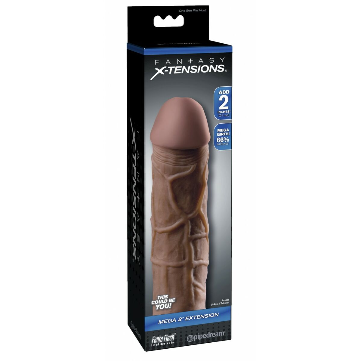 Penis cover Pipedream Mega 2 Brown