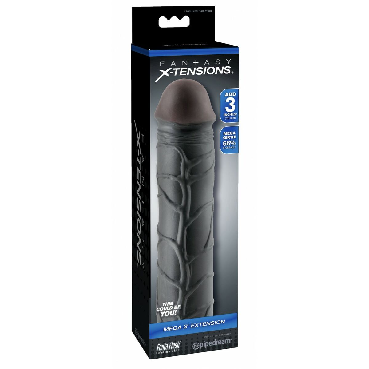 Penis cover Pipedream Mega 3 Black