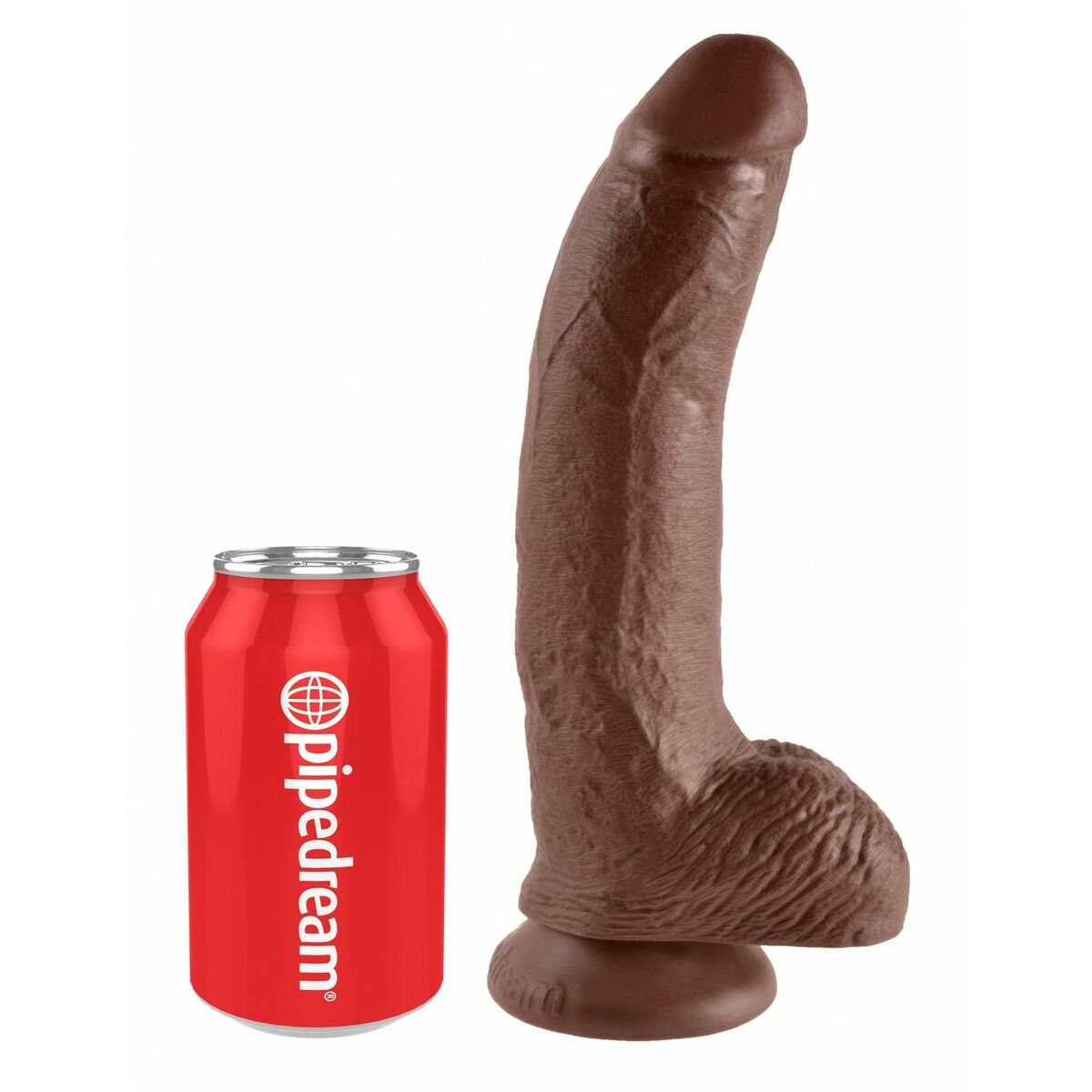 Realistic Dildo Pipedream - King Cock Brown