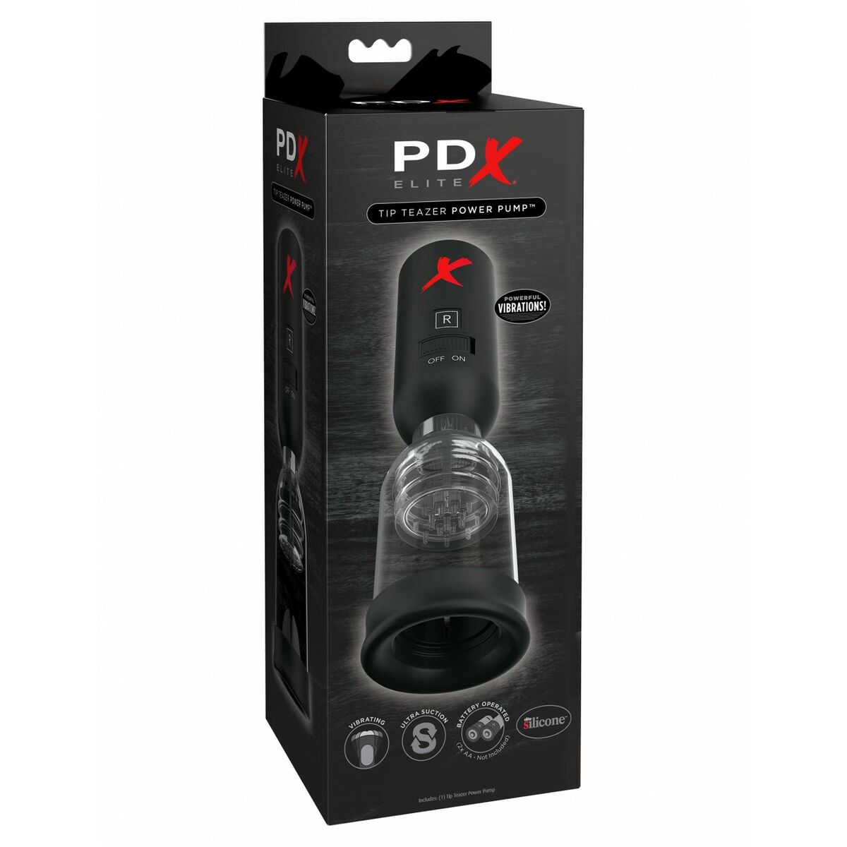Penis Pump Pipedream Black Transparent