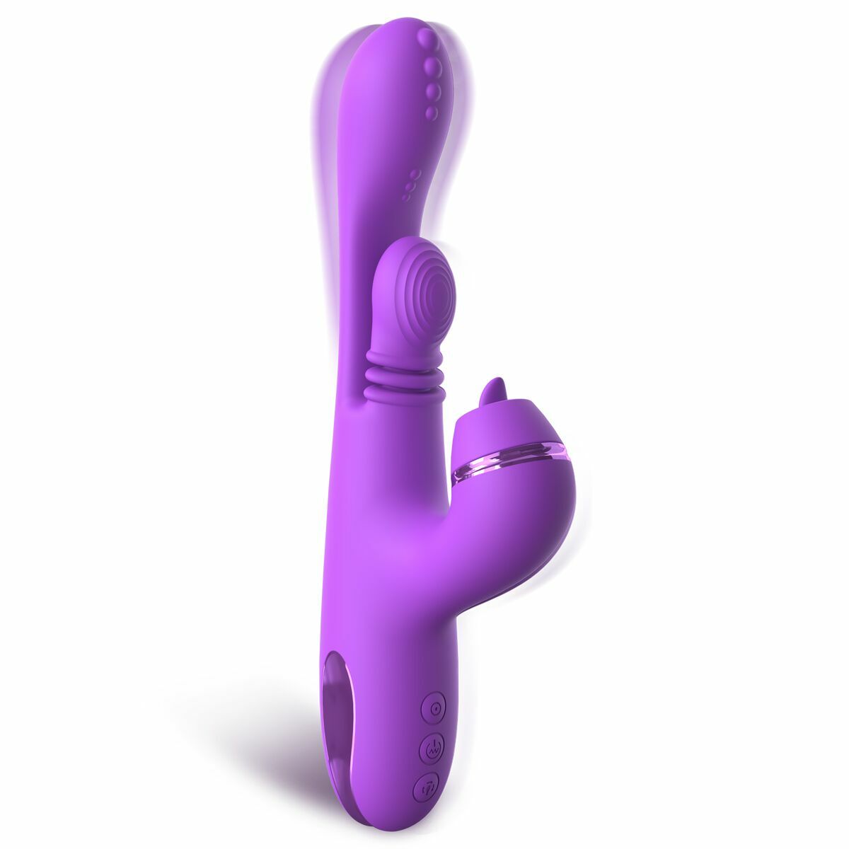Vibrátor pro dvojici Dual Stimulation Pipedream Fantasy for her Fialový Fialová