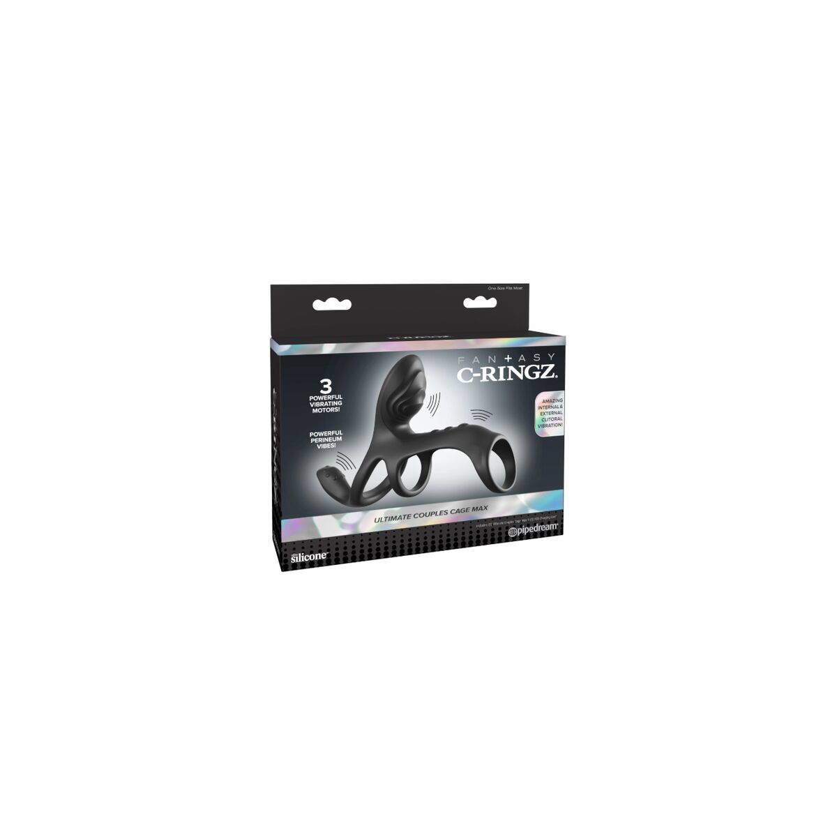 Pierścień Erekcyjny Trójpak Pipedream Fantasy C-Ringz Czarny