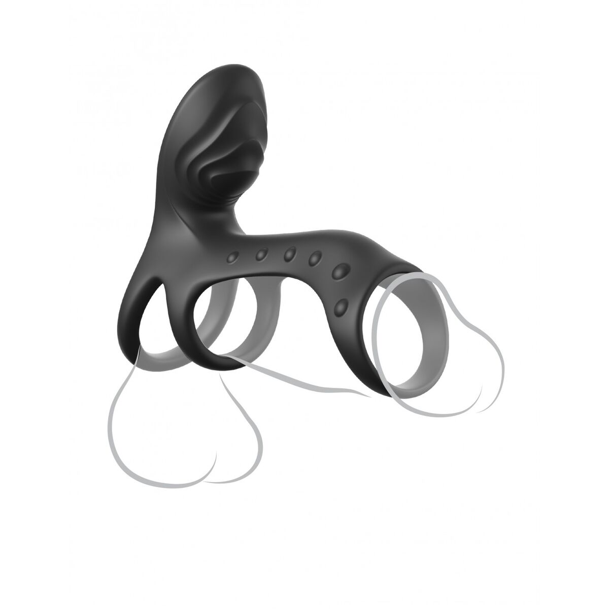 Pierścień Erekcyjny Trójpak Pipedream Fantasy C-Ringz Czarny