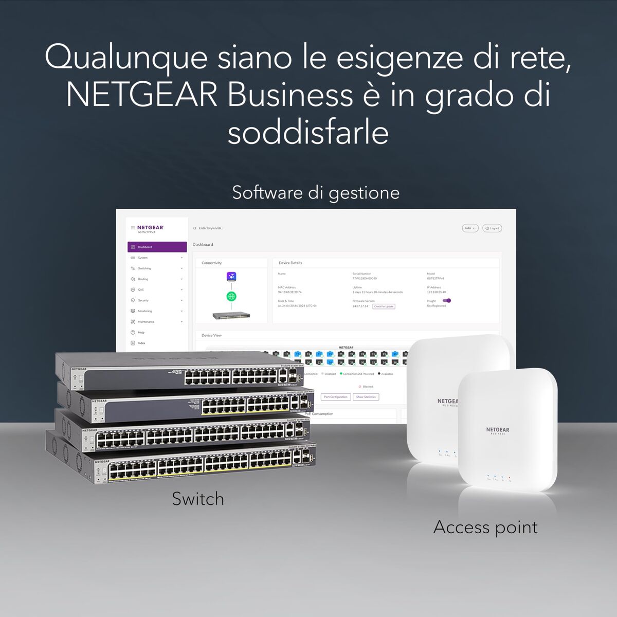 Picture of Switch Netgear GS308LP-100EUS