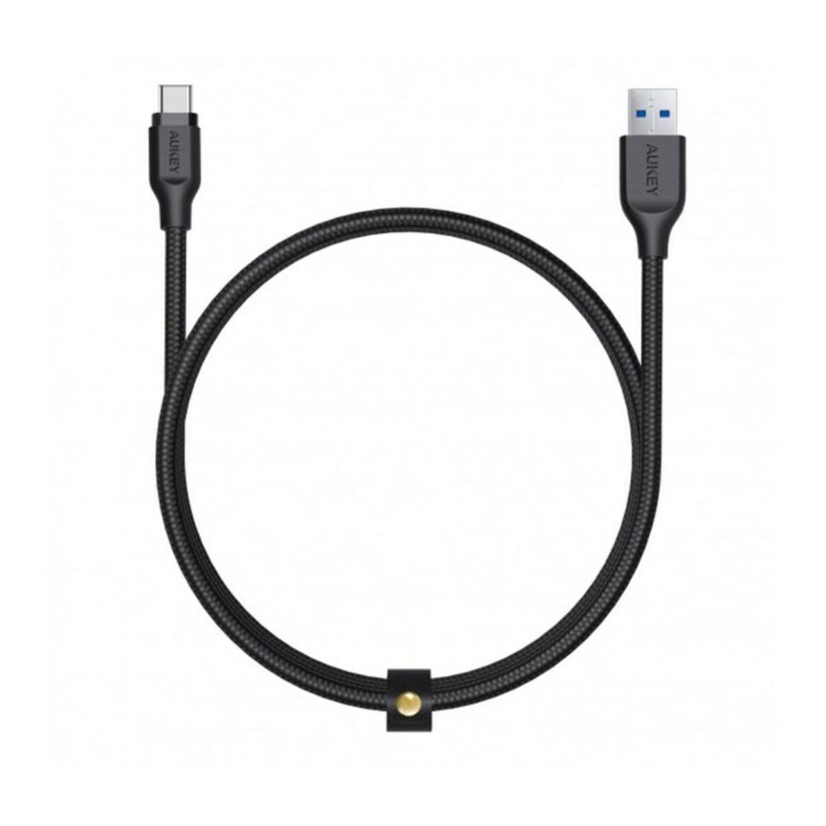 Câble USB A vers USB-C Aukey CB-AC2 BK Noir 2 m