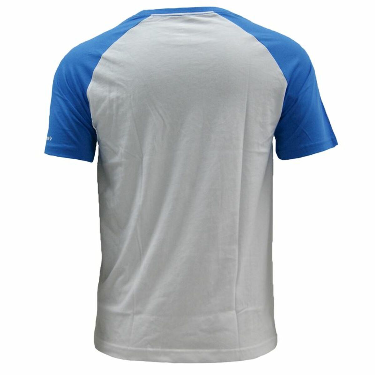 Mens Short Sleeve T-Shirt Converse Colour Block Raglan Red