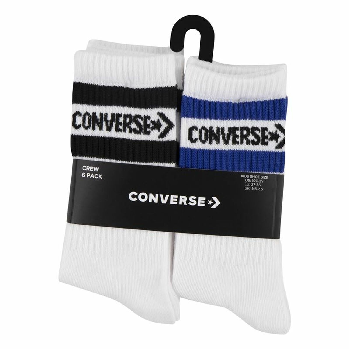 Socks Converse Wordmark Crew White (5-7 Years)