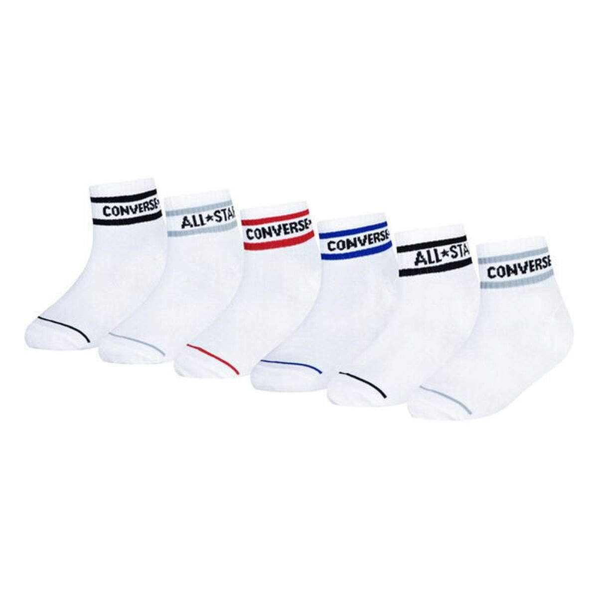 Sports Socks Converse XC0155-001 6 pairs Sports Socks Converse XC0155-001 6 pairs