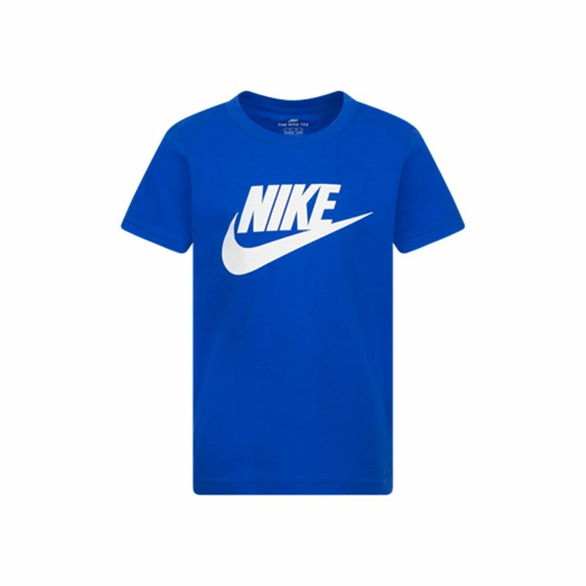 Child’s Short Sleeve T-Shirt Nike Sportswear Futura Blue Child’s Short Sleeve T-Shirt Nike Sportswear Futura Blue