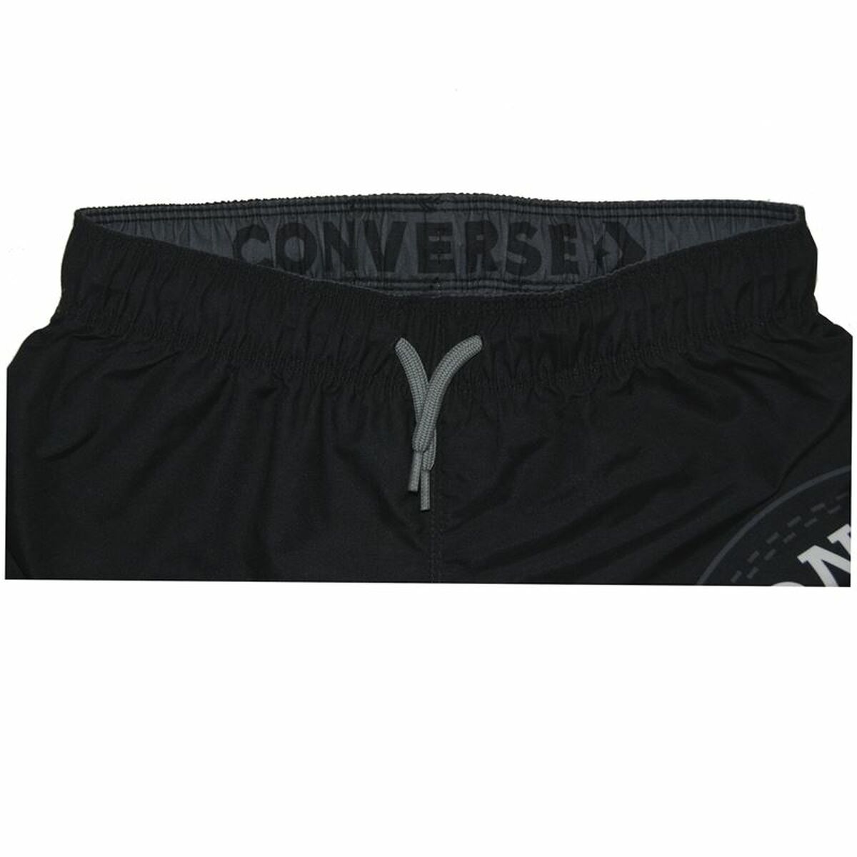 Mens Bathing Costume Converse Wrap Around Pool Black