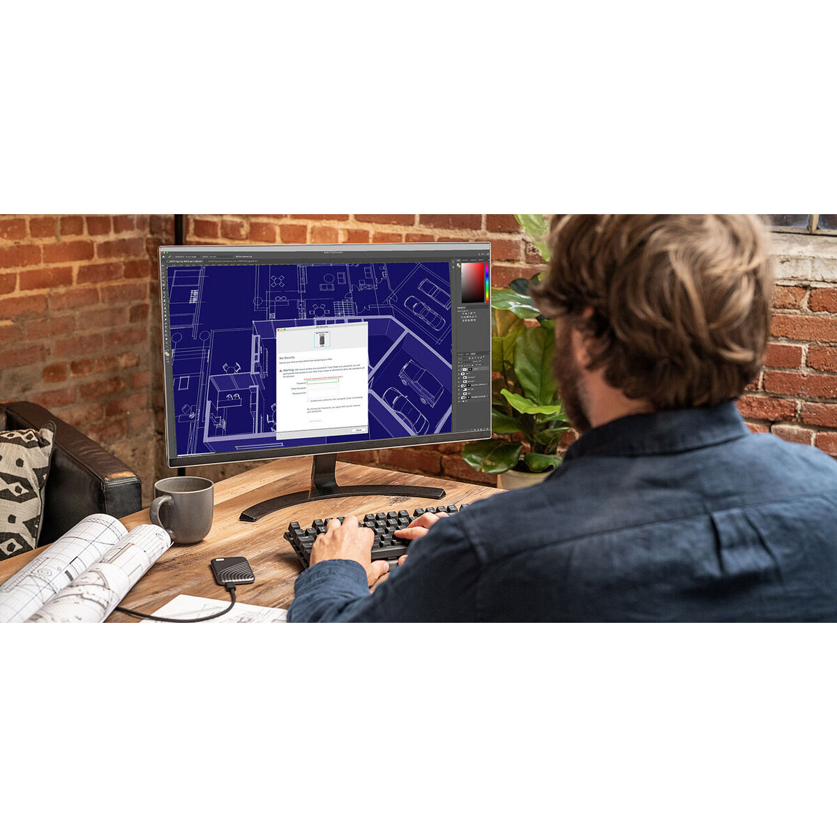 Bild von External Hard Drive Western Digital My Passport 4 TB SSD