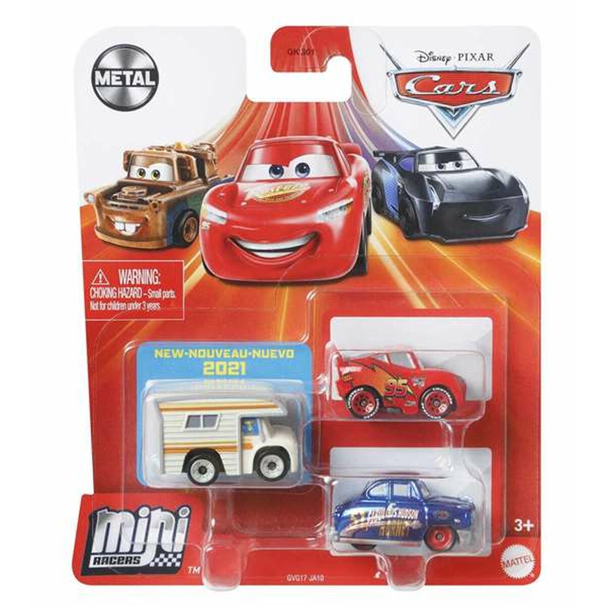 Lot de 3 Voitures Cars